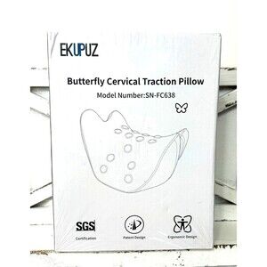 EKUPUZ Butterfly Cervical Traction Pillow Device Neck Shoulder Chiropractic